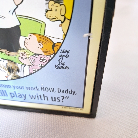 Open Road brand"The Family Circus" Nostalgic funny paper cube wall art. - Picture 4 of 6